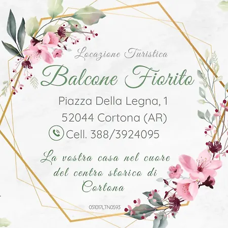 Lejlighed Balcone Fiorito, Nel Cuore Del Centro Storico Di Cortona