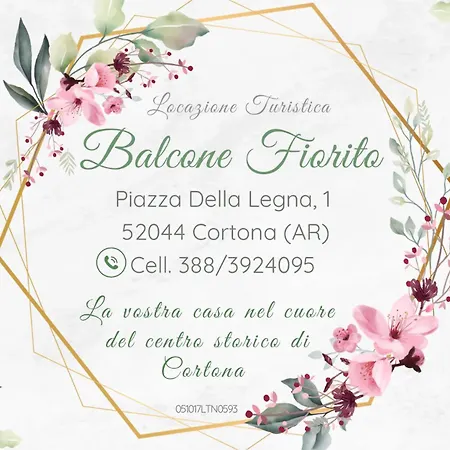 Apartamento Balcone Fiorito, Nel Cuore Del Centro Storico Di Cortona