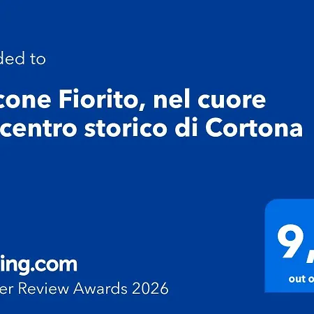 Balcone Fiorito, Nel Cuore Del Centro Storico Di Lejlighed Cortona