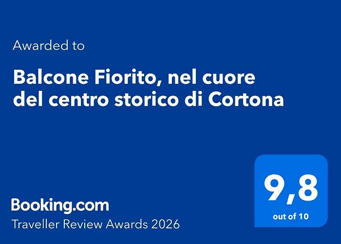 Balcone Fiorito, Nel Cuore Del Centro Storico Di Apartamento Cortona
